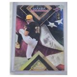 Paul Skenes Rookie 2024 Wild Card AutoMania Refractor #AMASQ-PS and Numbered 30/50 - Baseball Card Paul Skenes Rookie 2024 Wild Card AutoMania Refractor #AMASQ-PS and Numbered 30/50 - Baseball Card