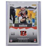 Joe Burrow 2021 Panini Score First Score Relic #FS2 - Cincinnati Bengals Football Card Joe Burrow 2021 Panini Score First Score Relic #FS2 - Cincinnati Bengals Football Card