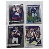 Lot of 13 Minnesota Vikings Football Cards Featuring Adrian Peterson, Dalvin Cook, Justin Jefferson, Brett Favreand more Lot of 13 Minnesota Vikings Football Cards Featuring Adrian Peterson, Dalvin Cook, Justin Jefferson, Brett Favreand more