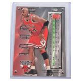 Michael Jordan 1995 Fleer Metal #13 - Chicago Bulls Basketball Card Michael Jordan 1995 Fleer Metal #13 - Chicago Bulls Basketball Card
