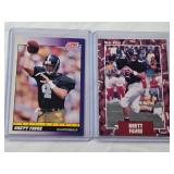 Lot of 2 Brett Favre Rookie Cards Includes 1991 Score Rookie and 1991 Star Pics Lot of 2 Brett Favre Rookie Cards Includes 1991 Score Rookie and 1991 Star Pics