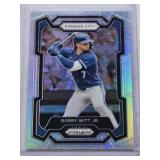 Bobby Witt Jr. 2024 Panini Prizm Silver Prizm Refractor #213 - Kansas City Royals Baseball Card Bobby Witt Jr. 2024 Panini Prizm Silver Prizm Refractor #213 - Kansas City Royals Baseball Card