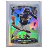 Adrian Peterson 2014 Topps Chrome Refractor #89 - Minnesota Vikings Football Card Adrian Peterson 2014 Topps Chrome Refractor #89 - Minnesota Vikings Football Card
