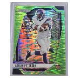 Adrian Peterson 2024 Panini Prizm Green Prizm #191 - Minnesota Vikings Football Card Adrian Peterson 2024 Panini Prizm Green Prizm #191 - Minnesota Vikings Football Card