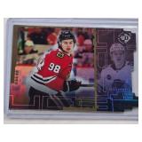 Connor Bedard Rookie 2023-24 Upper Deck Technology Die Cut #UD3-3 - Chicago Blackhawks Hockey Card Connor Bedard Rookie 2023-24 Upper Deck Technology Die Cut #UD3-3 - Chicago Blackhawks Hockey Card