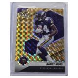 Randy Moss 2021 Panini Mosaic Prizm Color Match #130 - Minnesota Vikings Football Card Randy Moss 2021 Panini Mosaic Prizm Color Match #130 - Minnesota Vikings Football Card