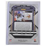 Justin Jefferson 2022 Silver Holo Panini Prizm #190 - Minnesota Vikings Football Card Justin Jefferson 2022 Silver Holo Panini Prizm #190 - Minnesota Vikings Football Card