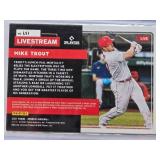 Mike Trout 2021 Panini Donruss Livestream Foilboard SP #LS1 - Los Angeles Baseball Card Mike Trout 2021 Panini Donruss Livestream Foilboard SP #LS1 - Los Angeles Baseball Card