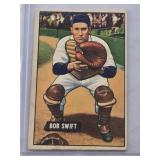 Bob Swift 1951 Bowman #214 - Detroit Tigers Vintage Baseball Card Bob Swift 1951 Bowman #214 - Detroit Tigers Vintage Baseball Card