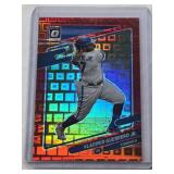 Vladimir Guerrero Jr. 2021 Donruss Ruby Optic SP Prizm #182 and Numbered 86/89 - Toronto Blue Jays Baseball Card Vladimir Guerrero Jr. 2021 Donruss Ruby Optic SP Prizm #182 and Numbered 86/89 - Toronto Blue Jays Baseball Card