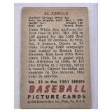 Al Zarilla 1951 Bowman #35 - Chicago White Sox Vintage Baseball Card Al Zarilla 1951 Bowman #35 - Chicago White Sox Vintage Baseball Card