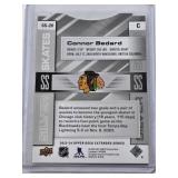 Connor Bedard Rookie 2023-24 Upper Deck Silver Skates Die Cut #SS-20 - Chicago Blackhawks Hockey Card Connor Bedard Rookie 2023-24 Upper Deck Silver Skates Die Cut #SS-20 - Chicago Blackhawks Hockey Card