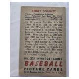 Bobby Shantz 1951 Bowman #227 - Philadelphia Athletics Vintage Baseball Card Bobby Shantz 1951 Bowman #227 - Philadelphia Athletics Vintage Baseball Card
