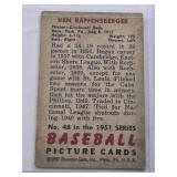 Ken Raffensberger 1951 Bowman #48 - Cincinnati Reds Vintage Baseball Card Ken Raffensberger 1951 Bowman #48 - Cincinnati Reds Vintage Baseball Card
