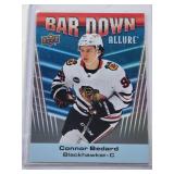 Connor Bedard Rookie 2023-24 Upper Deck Bar Down Allure Insert #BD-10 - Chicago Blackhawks Hockey Card Connor Bedard Rookie 2023-24 Upper Deck Bar Down Allure Insert #BD-10 - Chicago Blackhawks Hockey Card