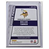 Dallas Turner Rookie 2024 Panini Donruss Rookie Phenom #RPJ-DTU - Minnesota Vikings Football Card Dallas Turner Rookie 2024 Panini Donruss Rookie Phenom #RPJ-DTU - Minnesota Vikings Football Card