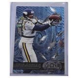 Cris Carter 1997 Skybox Metal Universe Blue #143 - Minnesota Vikings Football Card Cris Carter 1997 Skybox Metal Universe Blue #143 - Minnesota Vikings Football Card