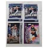 Lot of 4 Luka Doncic Basketball Cards Including NBA Hoops and Magicians Lot of 4 Luka Doncic Basketball Cards Including NBA Hoops and Magicians
