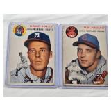 Lot of 2 Vintage 1954 Topps Baseball Cards  Dave Jolly #188 and Jim Hegan #29 Lot of 2 Vintage 1954 Topps Baseball Cards  Dave Jolly #188 and Jim Hegan #29