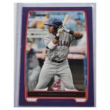 Francisco Lindor Rookie 2012 Bowman Purple SP #BP3 - Cleveland Indians Baseball Card Francisco Lindor Rookie 2012 Bowman Purple SP #BP3 - Cleveland Indians Baseball Card