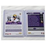 Lot of 2 J.J. McCarthy Rookie Cards - Prestige 2024 Rookie and Donruss Lot of 2 J.J. McCarthy Rookie Cards - Prestige 2024 Rookie and Donruss