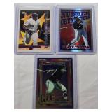 Lot of 3 Frank Thomas Inserts including Topps Number Crunchers, Star Power, and Pinnacle MVP Holo Cards. Lot of 3 Frank Thomas Inserts including Topps Number Crunchers, Star Power, and Pinnacle MVP Holo Cards.