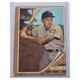 Harmon Killebrew 1962 Topps #70 - Minnesota Twins Vintage Baseball Card Harmon Killebrew 1962 Topps #70 - Minnesota Twins Vintage Baseball Card