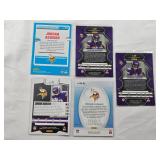 Lot of 5 Jordan Addison Rookie Cards - Minnesota Vikings Football Cards Lot of 5 Jordan Addison Rookie Cards - Minnesota Vikings Football Cards
