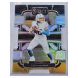 Justin Herbert 2023 Panini Select Holo Die Prizm #52 - Los Angeles Chargers Football Card Justin Herbert 2023 Panini Select Holo Die Prizm #52 - Los Angeles Chargers Football Card