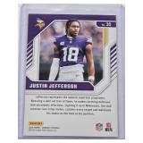 Justin Jefferson 2024 Panini Donruss Elite Series Foil Insert #30 - Minnesota Vikings Football Card Justin Jefferson 2024 Panini Donruss Elite Series Foil Insert #30 - Minnesota Vikings Football Card