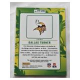 Dallas Turner Rookie Relic 2024 Panini Donruss Optic Prizm FYF-DTR - Minnesota Vikings Football Card Dallas Turner Rookie Relic 2024 Panini Donruss Optic Prizm FYF-DTR - Minnesota Vikings Football Card