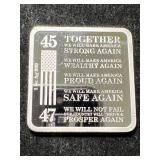 1 TROY OZ .999 FINE SILVER 