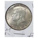 1964 US KENNEDY HALF DOLLAR BU
