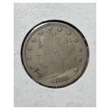 1883 NO CENTS US V NICKEL
