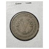 1883 NO CENTS US V NICKEL