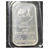 1 TROY OZ .999 FINE SILVER SILVERTOWNE BAR
