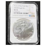 2024-W AMERICAN SILVER EAGLE NGC MS70