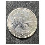 2018 CANADIAN POLAR BEAR HALF TROY OZ .9999 FINE SILVER