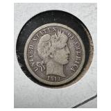 1913 US BARBER DIME