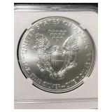 2014 AMERICAN SILVER EAGLE NGC MS70