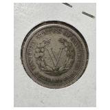 1883 NO CENTS US V NICKEL