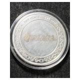 1 TROY OZ .999 FINE SILVER KAAPA ROUND IN AIRTITE