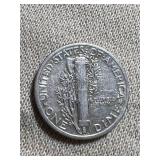 1941 US MERCURY DIME