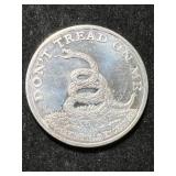 1 TROY OZ .999 FINE SILVER 