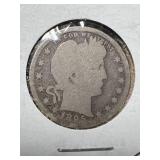 1895-S US BARBER QUARTER