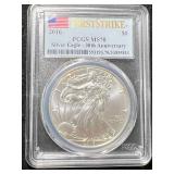 2016 AMERICAN SILVER EAGLE PCGS MS70