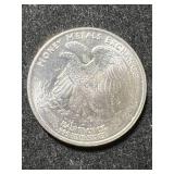 HALF TROY OZ .999 FINE SILVER WALKING LIBERTY ROUND