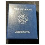 2007 PROOF AMERICAN SILVER EAGLE IN ORIGINAL MINT BOX