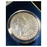 1887 US MORGAN SILVER DOLLAR IN BOX