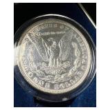 1887 US MORGAN SILVER DOLLAR IN BOX